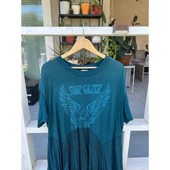 Free People The Jerry Lounge cotton T-shirt / oversized dress size XS - Picture 4 of 7